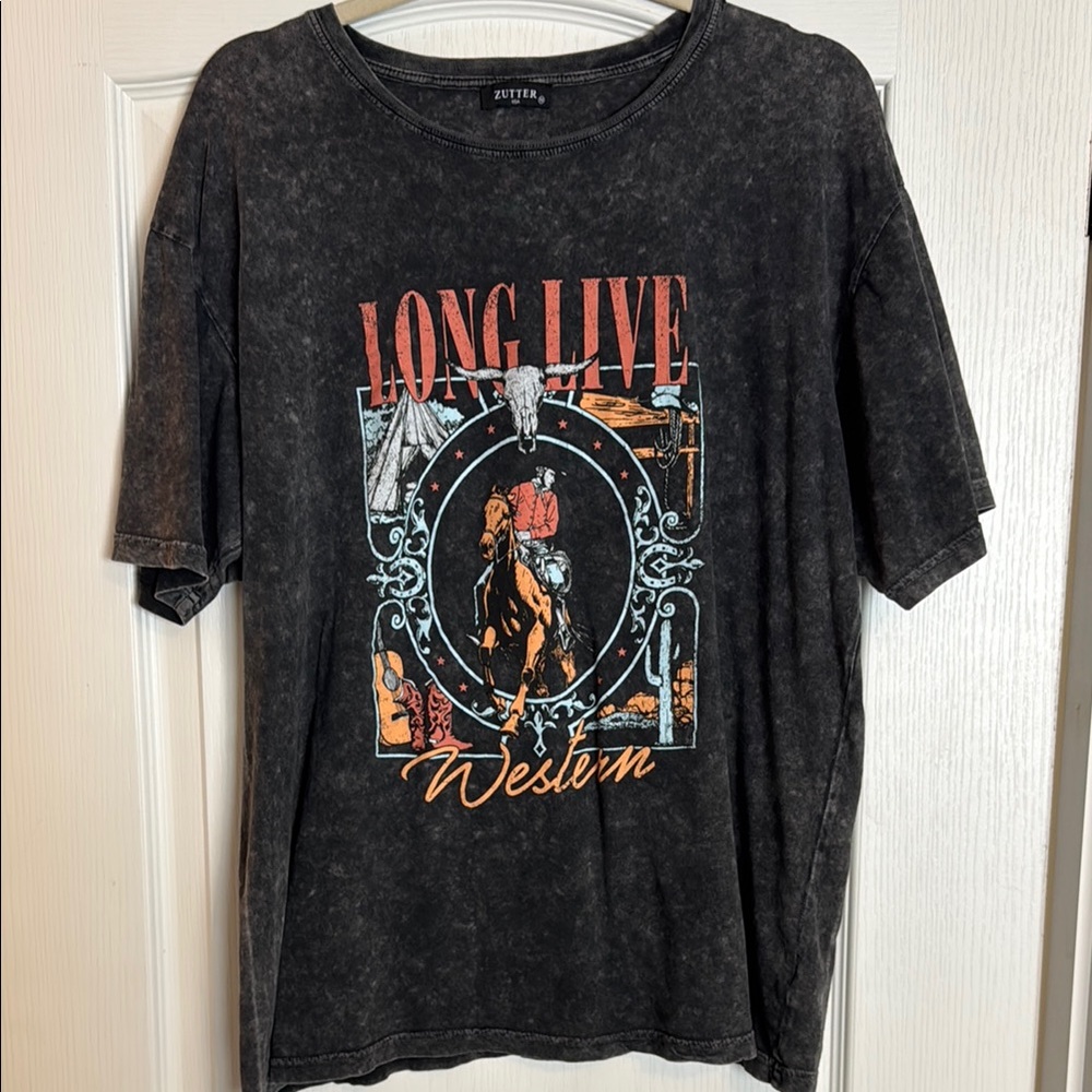 Zutter 'Long Live Western' Graphic Tee